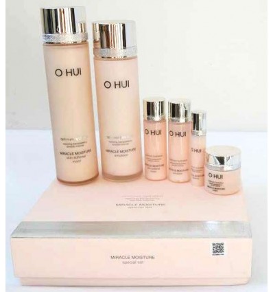 Набор антивозрастной интенсивно увлажняющий O HUI Miracle Moisture Special Set 10pcs