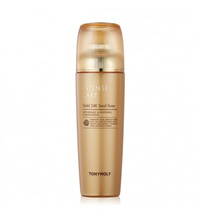 Тонер с золотом и улиточным муцином Tony Moly Intense Care Gold 24K Snail Toner 140 мл